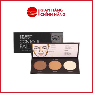 Phấn tạo khối 3 Ô City Color Contour Effects Palette