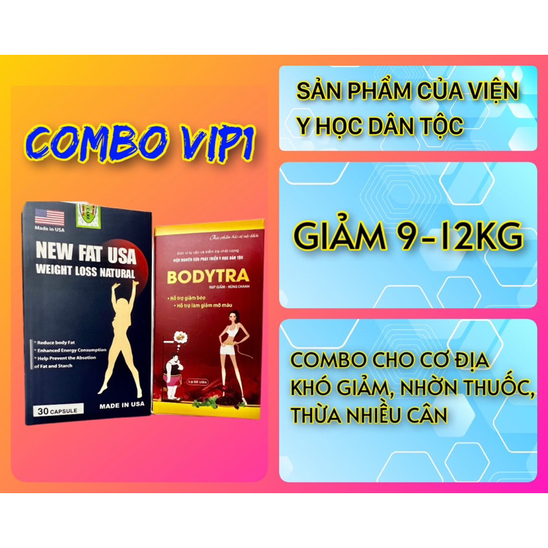Giảm cân NEWFAT BODYTRA dành cho người thừa nhiều, khó giảm, chững cân