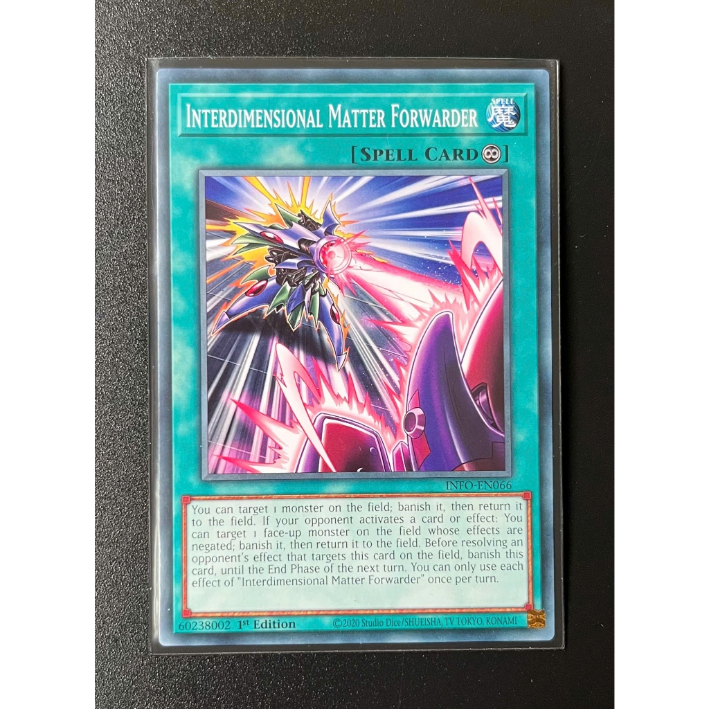 YMS - [Thẻ bài Yugioh] - [TCG-UK] -  INFO-EN066 - Interdimensional Matter Forwarder - Common 1st Edi