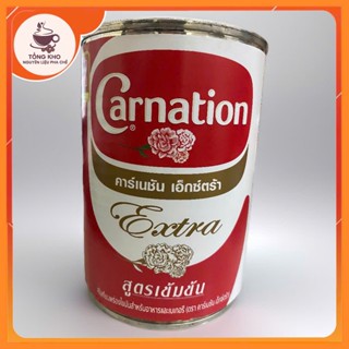 Sữa Ngậy CARNATION - SỮA HOA HỒNG - SỮA TAM HOA Thái Lan Loại 385gr/ lon - Nguyên liệu pha chế làm trà sữa