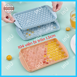 HCM - Khuôn làm đá 104 viên 1.5cm bi tròn, cầu tròn làm thạch trái cây, pudding, rau câu