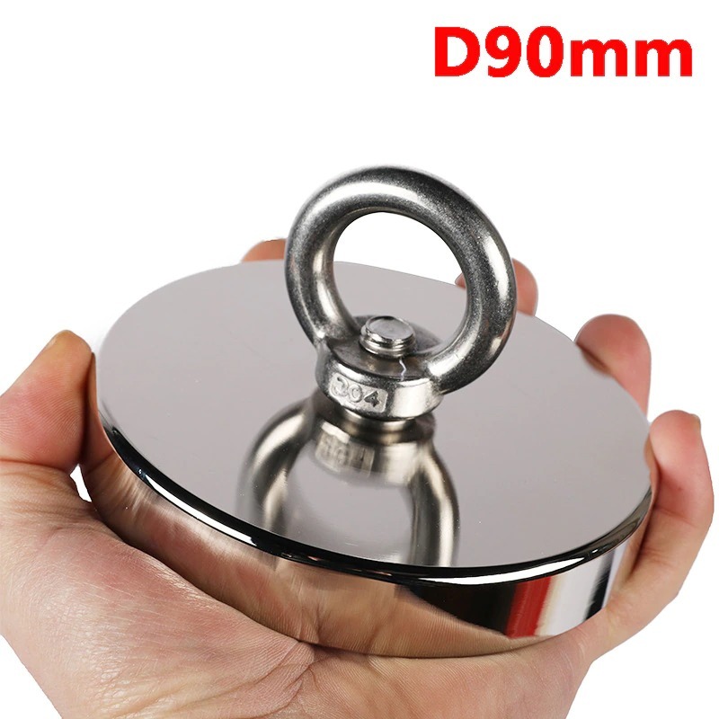 nam châm cứu hộ D90X17MM siêu mạnh (HÚT ĐỒ RƠI DƯỚI SÔNG)