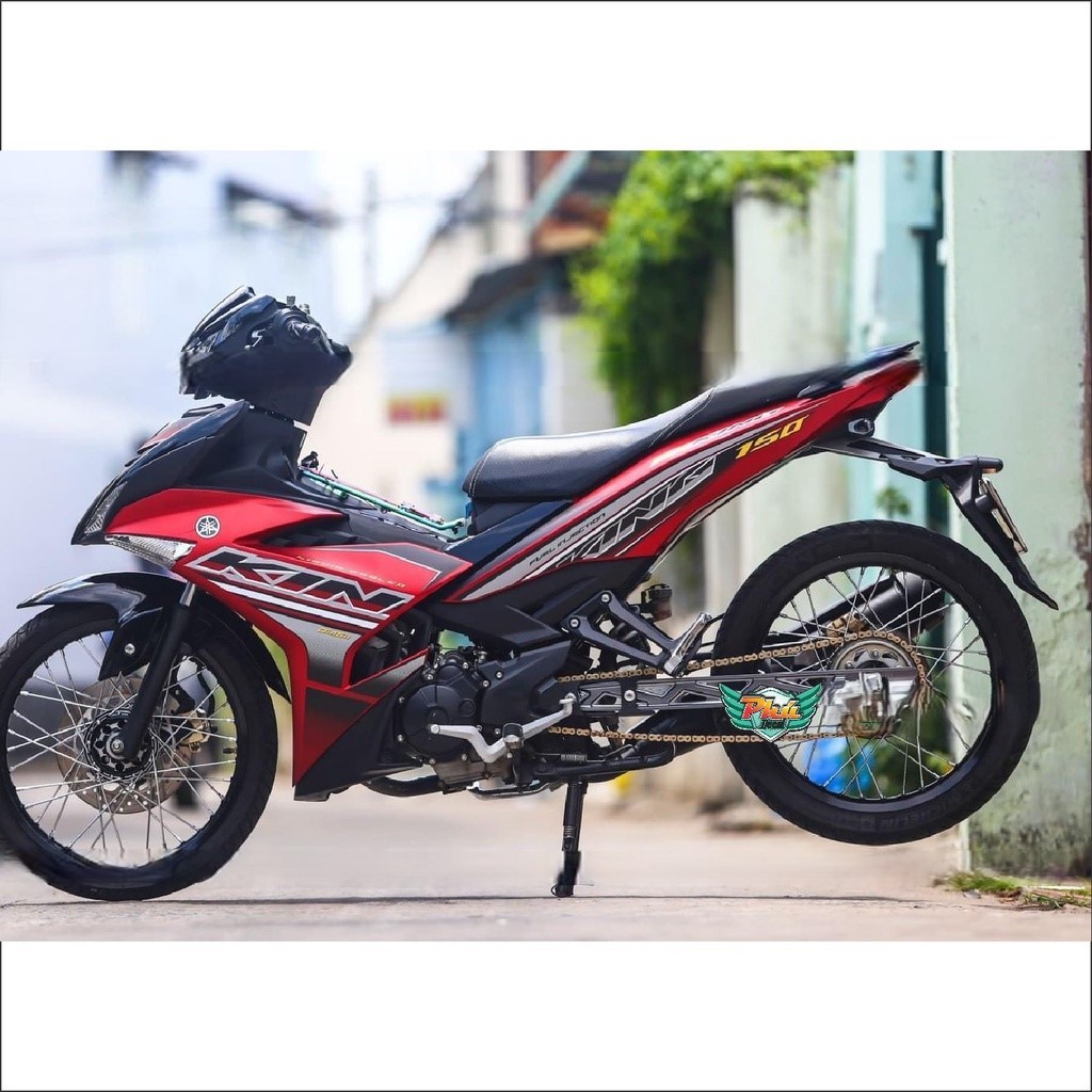 Tem Rời Exciter 150 Mx King đỏ đen (c)