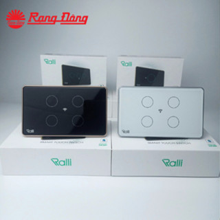 Công Tắc Thông Minh Wifi RẠNG ĐÔNG Hình Chữ Nhật Cảm Ứng 1-2-3-4 Nút Điều Khiển Qua App + Giọng Nói - Bảo Hành 2 Năm
