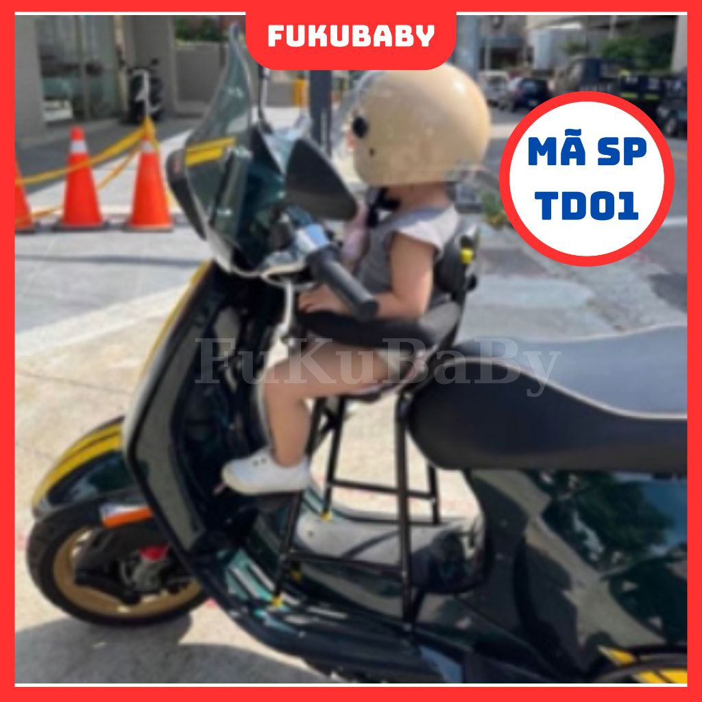 TD01-Ghế xe máy cho bé vững chắc bán chạy. Ghế ngồi xe lead, vision,SH, vespa sprint…