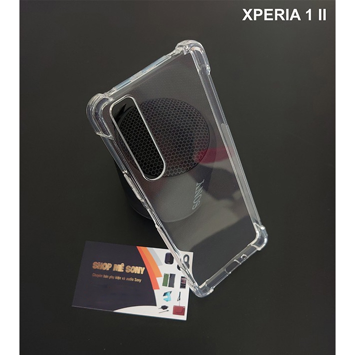 Sony Xperia 1 II / Xperia 1 Mark 2 - Ốp trong suốt chống sốc 4 góc cao cấp