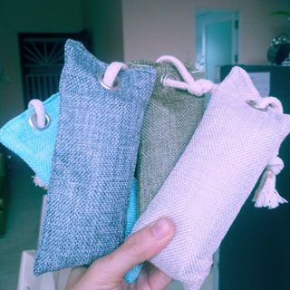 Túi than hoạt tính khử mùi 100 gram, khử mùi ô tô, tủ quần áo, giày dép, lọc không khí trong nhà