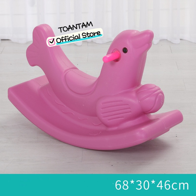 bập bênh đơn hình con cá heo