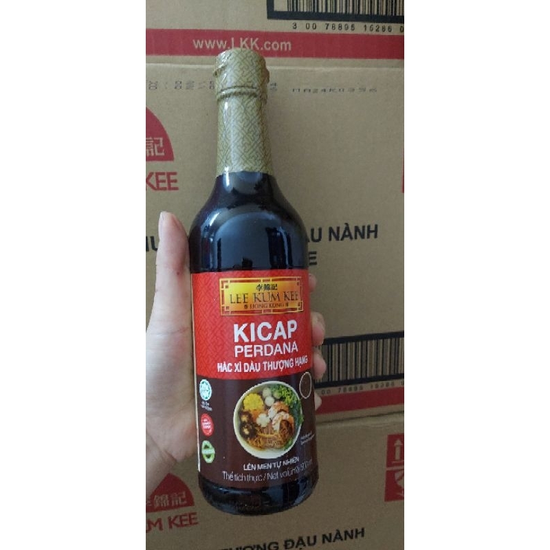 HẮC XÌ DẦU KICAP THƯỢNG HẠNG LEE KUM KEE 500GR/ CHAI