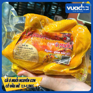 Gà Ủ Muối Nguyên Con Có Đầu Mề - giao hoả tốc HCM 30p