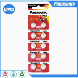 Pin LR44 AG13 Panasonic vỉ 10 viên dùng cho máy tính Casio