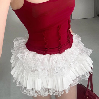  Chân Váy Ren Dáng Ngắn 4 Tầng TRANGCLOTHINGG Phong Cách Hot Trend GVC995   Khách đọc kĩ mô tả dùm shop   