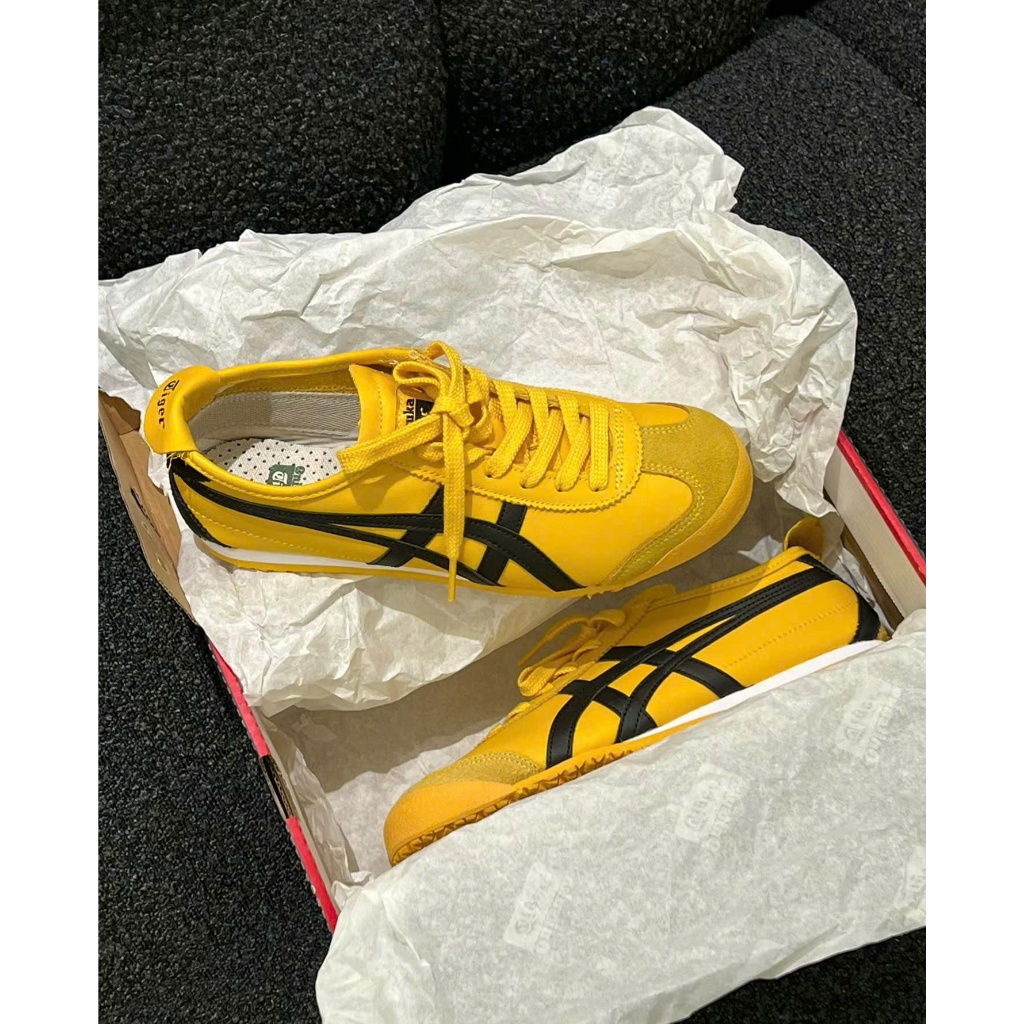 Giày Onitsuka tiger mexico 66 yellow/black full box tag
