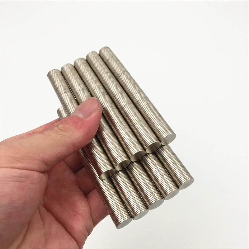 Nam châm đất hiếm,nam châm trắng đường kính 6mm. Kích thước 6x1mm. 6x2mm. 6x3mm. 6x4mm. 6x5mm. 6x8mm. 6x10mm