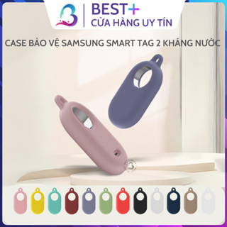 Ốp Samsung Smart Tag 2 Silicone Case Mềm Kháng Nước Kèm Móc Khoá Tròn Mở Tiện Lợi BESTPLUS