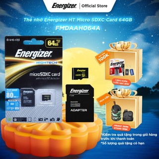 Thẻ nhớ micro SDXC 64GB Energizer​​ Class10 UHS-I - 80​​MB/s - FMDAAH064A