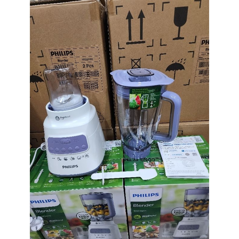 Máy xay sinh tố Philips HR2115 HR2221 - Hàng chính hãng bảo hành 24 tháng trên toàn quốc