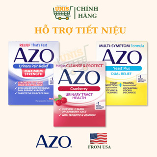 [NHẬP MỸ - AUTH - ĐỦ BILL] Viên Uống AZO Vàng / Đỏ / Xanh hỗ trợ đường tiết niệu, tăng cường sức khỏe