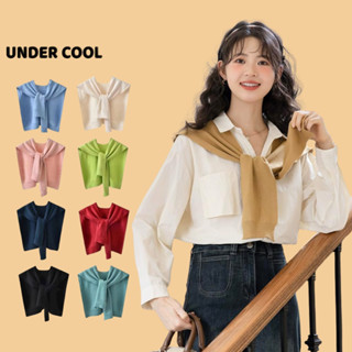Khăn Choàng Giả Áo Thuỷ Thủ Len Màu Trơn UNDERCOOL Dễ Phối đồ Phong Cách Hàn Quốc Mùa Thu Đông Unisex - KC01