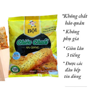 BỘT CHIÊN CHUỐI CHUẨN AN GIANG GIÒN  THƠM 3 TIÉNG. [ Date mới tinh]