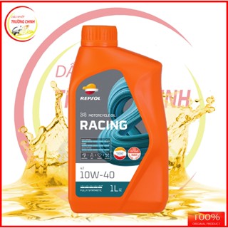 Dầu nhớt Repsol Racing 4T 10W40 Smater tổng hợp 100% dành cho xe số, tay côn