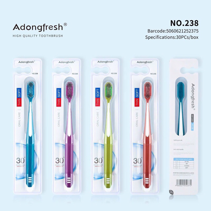 COMBO 5 Bàn chải Adongfresh lông mềm MSP 238