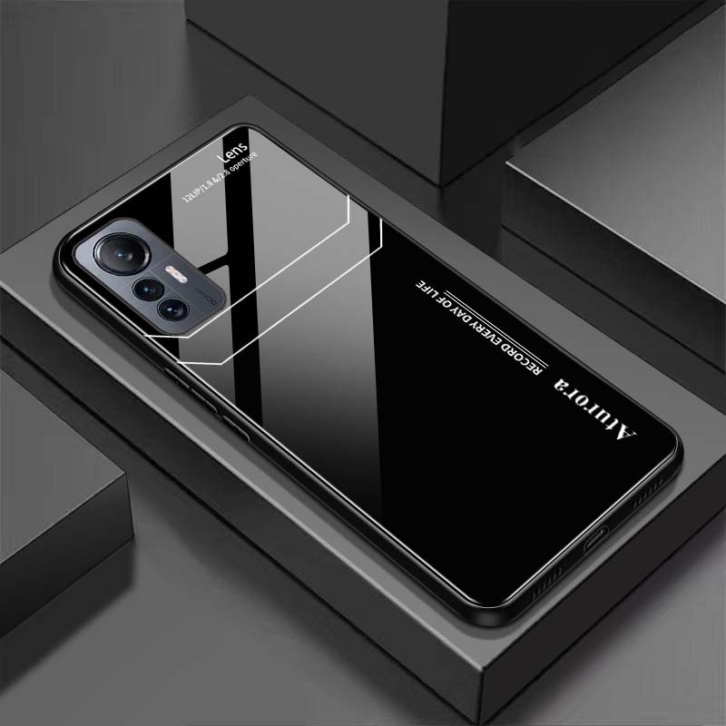 Ốp Lưng XIAOMI MI 12, MI 12X, MI 12 PRO Mặt Lưng Kính Cường Lực Sáng Bóng