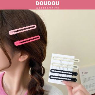  Set 4 Kẹp tóc mái mỏ vịt Doudou Kẹp mái Kẹp BB Cặp bấm mái nữ Cặp tóc Kẹp tóc cho nữ Hàn Quốc FJ050 