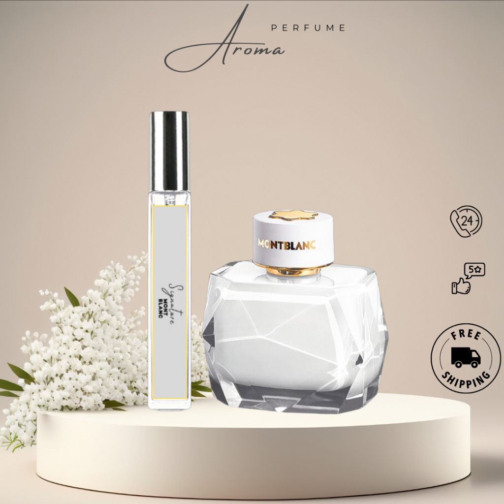 Nước hoa Montblanc Signature EDP hương thơm bánh bèo, nữ tính 10ml