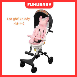  LV200-Đệm lót ghế xe đẩy M8,M9 ngồi 2 mặt cho bé không kèm đai an toàn  