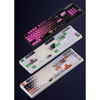 (Sẵn hàng) Bàn phím cơ Fullsize Skyloong Gk104, Gk87 pro tích hợp màn hình, núm siêu đỉnh, độ trễ không dây thấp