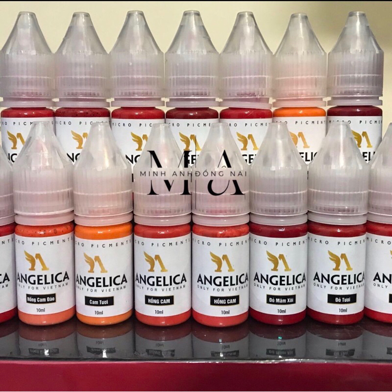 Mực Angelica Tem Trắng Chai Full Mực Chính Hãng Nga.