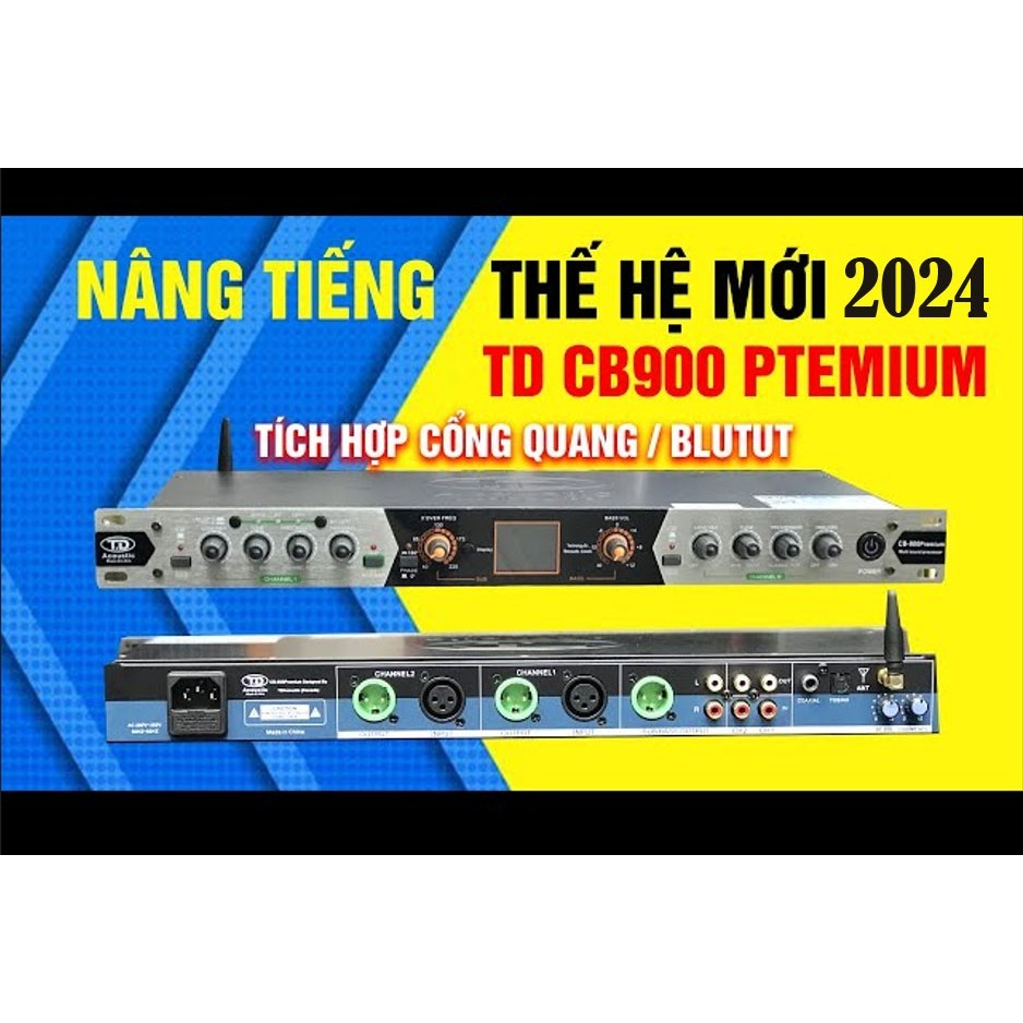 Nâng Tiếng Âm Thanh TD Acoustic CB900 Premium, Bass, Treble, Âm Sắc Chắc Sáng, Bluetooth