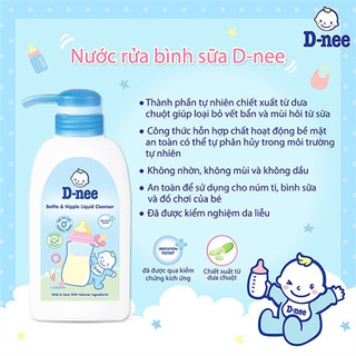 Nước Rửa Bình Sữa D-nee Chai 500ml