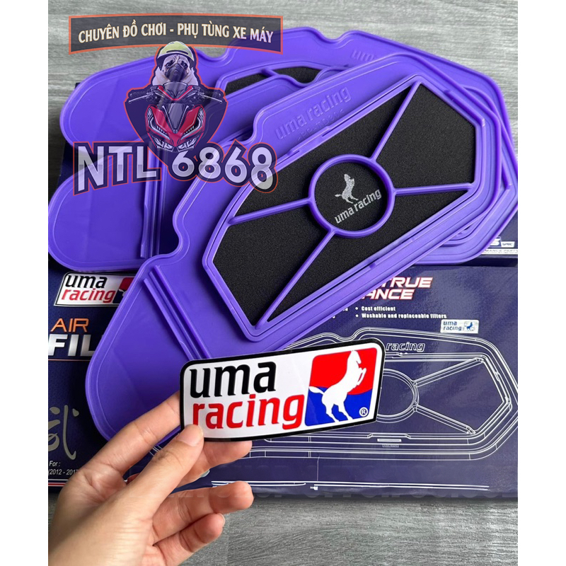 ️ Lọc gió Uma chính hãng Vario 125 150cc-AB 16-20 các đời, Shmode