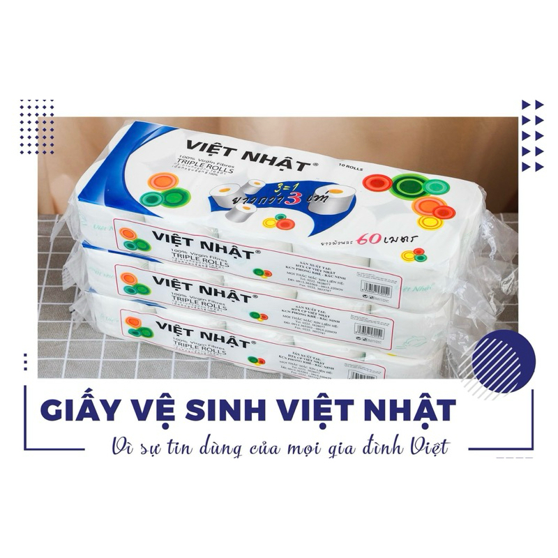 GIẤY VỆ SINH VIỆT NHẬT CAO CẤP - LỰA CHỌN TIN DÙNG CHO GIA ĐÌNH BẠN