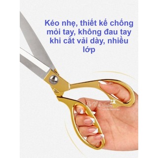 Kéo chuyên cắt vải dày, da, simili,...
