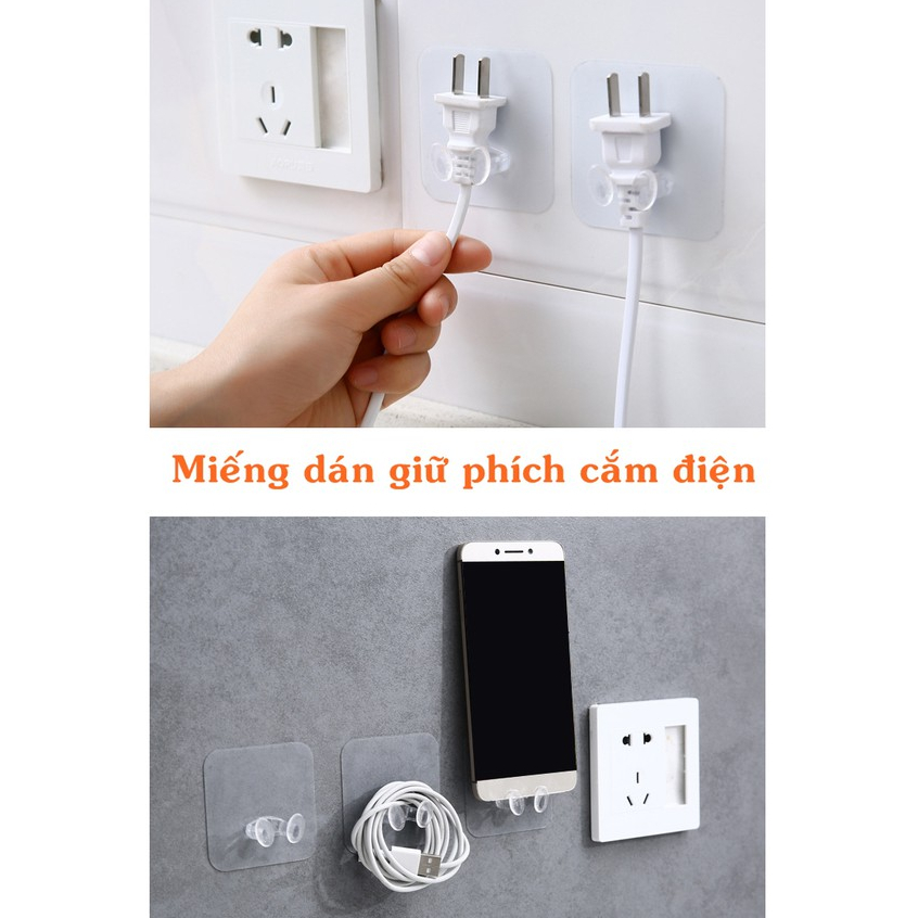 Miếng Dán Trong Suốt Giữ Phích Cắm Điện