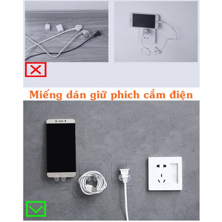 Miếng Dán Trong Suốt Giữ Phích Cắm Điện