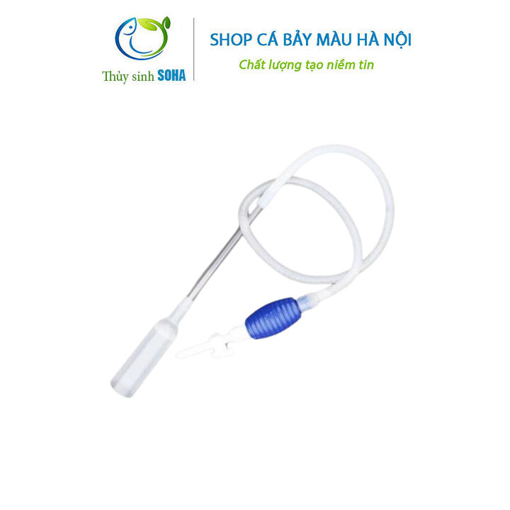 Bơm tay thay nước bể cá có van khóa