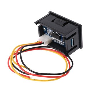 Vôn kế DC 0-100V 0.36" 3 dây led đỏ