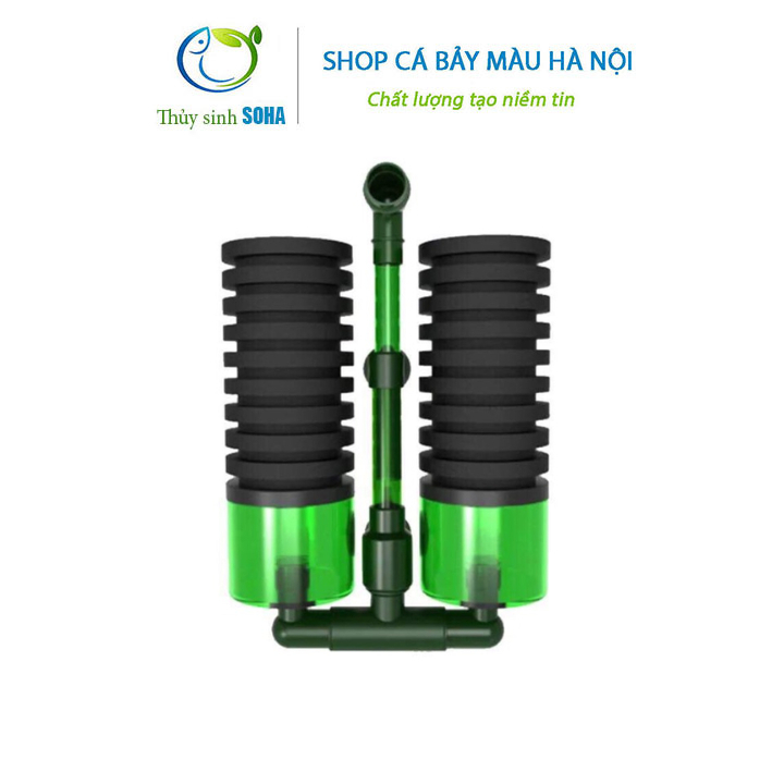 Lọc sủi vi sinh làm trong nước bể cá Qanvee QS-100A | QS-200A