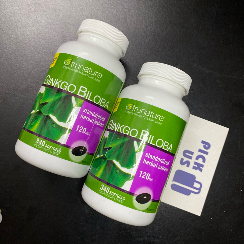 [Date mới 11/2026] Viên uống bổ não Ginkgo Biloba Trunature 120mg 340 viên, Nhập Mỹ