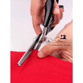 Kéo cắt răng cưa tròn & nhọn.