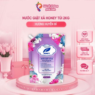   Quà cho đơn từ 150k  Túi nước giặt xả sinh học Honey 2KG ,dưỡng vải bền màu lưu hương sau 72h 