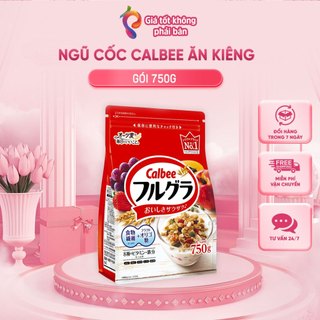  Ngũ cốc Calbee Ăn Kiêng Giảm Cân Nhật Bản mix sữa chua trái cây Granola dùng ăn sáng 