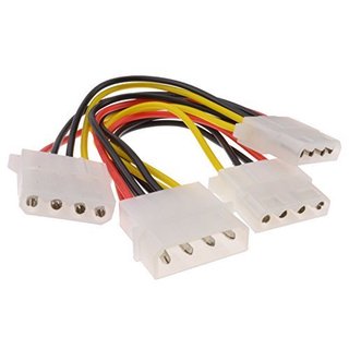 Cáp chia nguồn Molex 4Pin 1 ra 3 dài 21cm