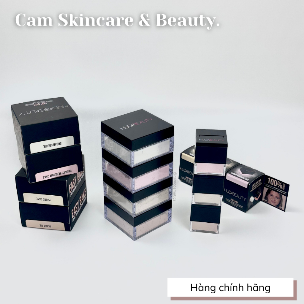 (Bill US) - Phấn phủ bột Huda beauty Easy Bake Loose Baking & Setting Powder