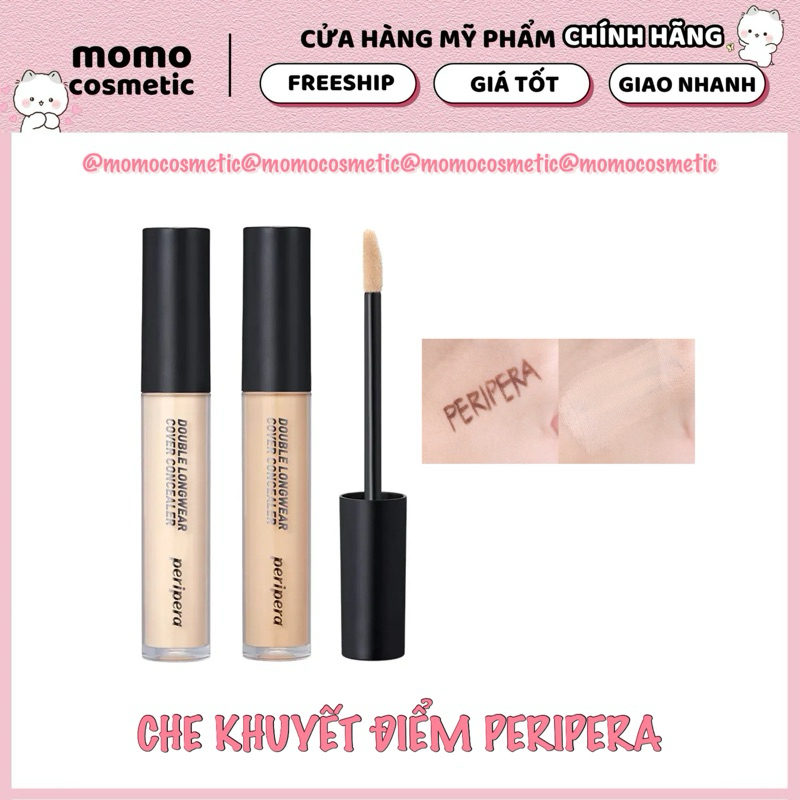 Kem che khuyết điểm Peripera Double Longwear Cover Concealer 5.5g
