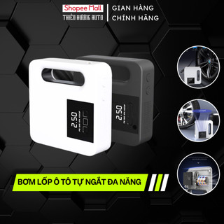 Bơm lốp xe ô tô Toyota  - Đo Áp Suất Xe - Cảm biến Tự Ngắt - Dùng cho tất cả Loại Xe  - Bảo Hành 12 Tháng